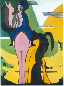 Amazone door Ernst Ludwig Kirchner